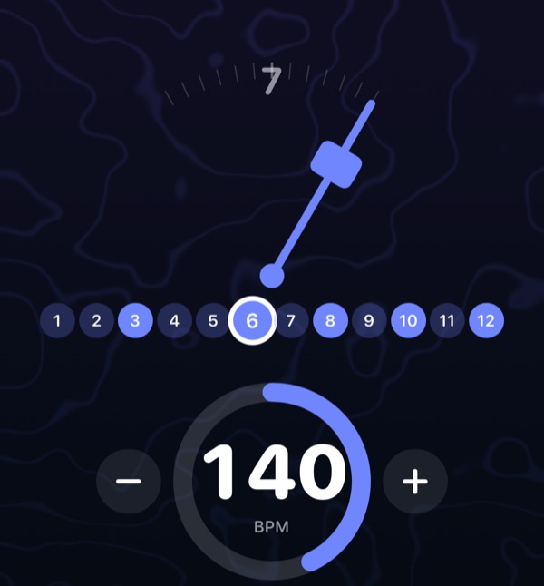 Bass: pendulum metronome on contour waves