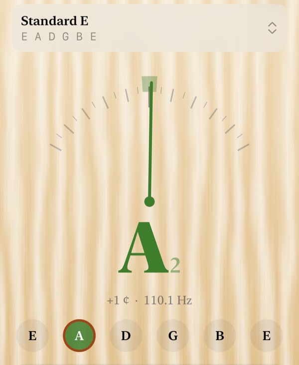 Flamenco: needle tuner on spruce