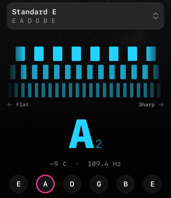 Punk: strobe tuner on photocopy grain